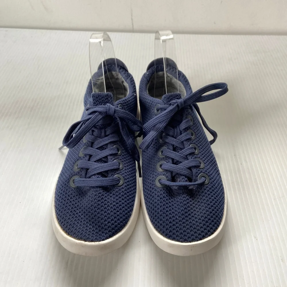 Allbirds Tree Piper Lace Up Sneakers Moonrise Navy Blue Womens 8